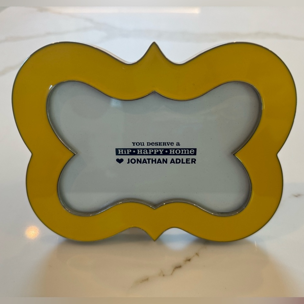 Jonathan Adler Enamel Picture Frame yellow